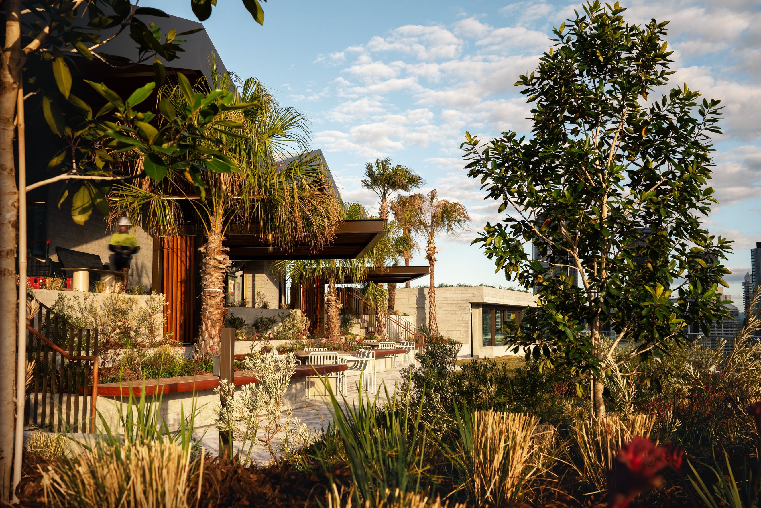 Riviere by Aria, 120 luxury apartments surrounded by lush gardens and standing proud above the Kangaroo Point Cliffs.