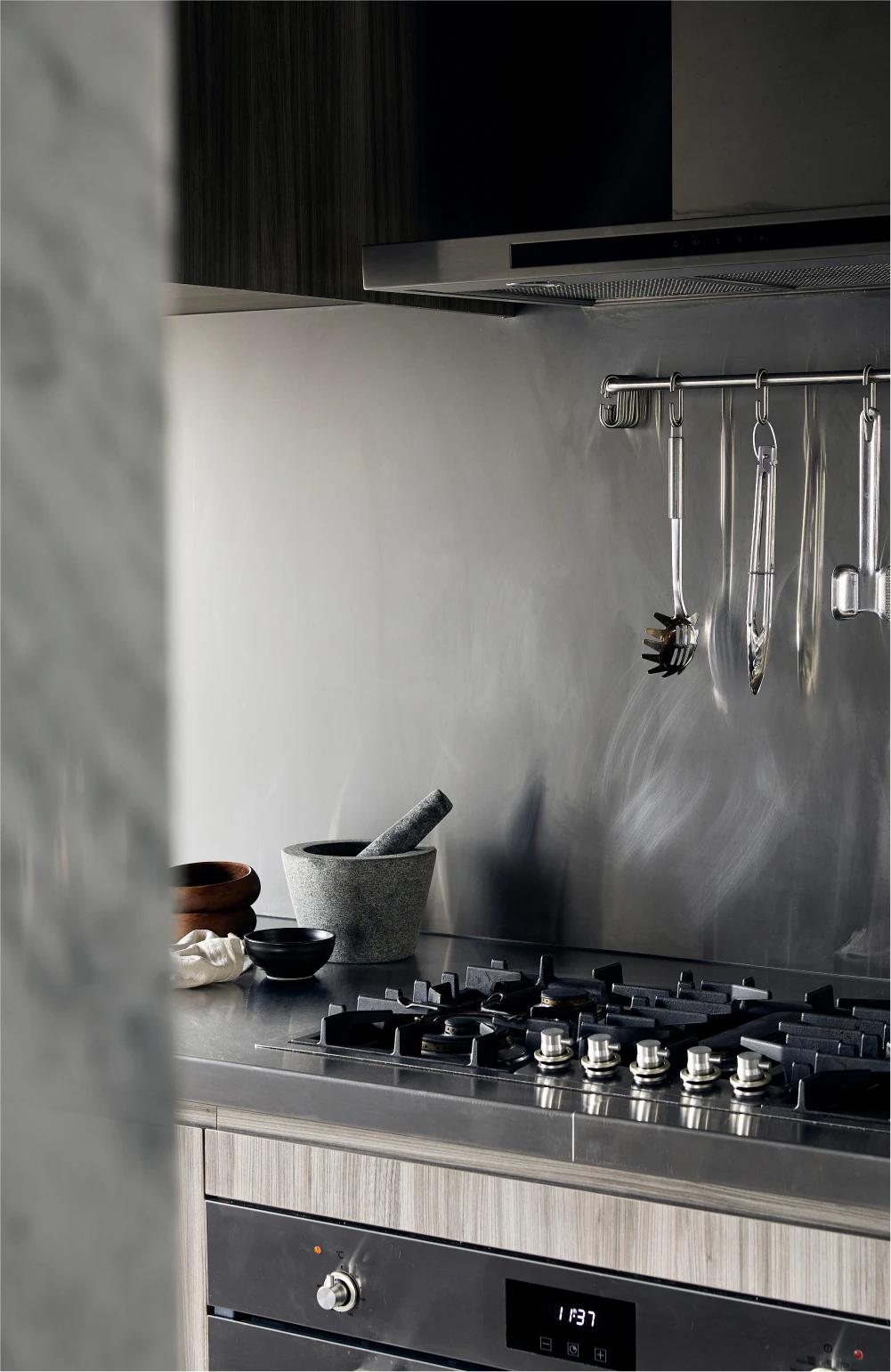 The Melbourne Residences by Aria, luxury apartment kitchen.