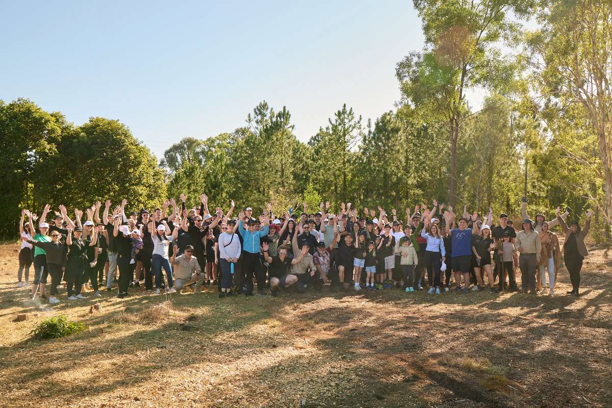 Aria Property's annual tree planting day.