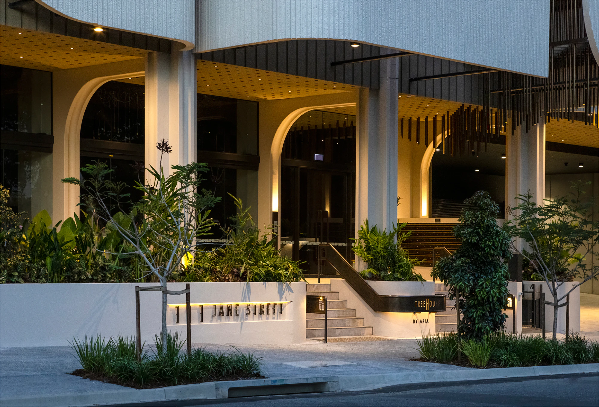 Inspired by the leafy and tranquil suburb of West End, TreeHouse by Aria is a luxury apartment development that merges lush greenery with an architecturally striking form.