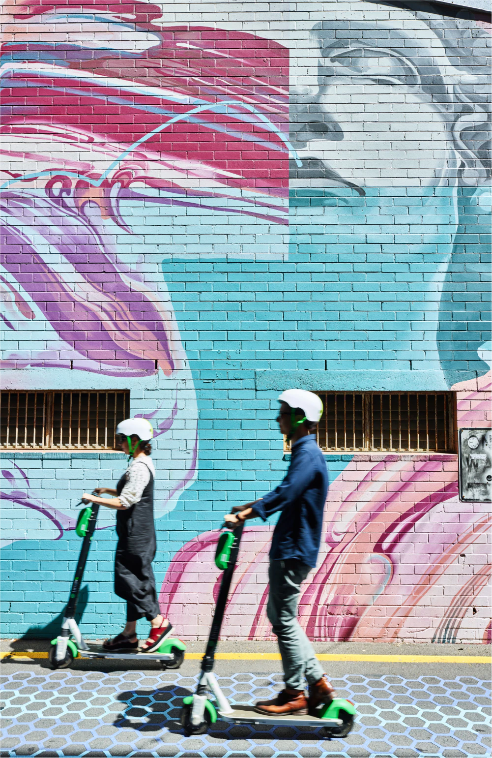 Fish Lane Art Precinct by Aria located in South Brisbane, street art on street lane walls.