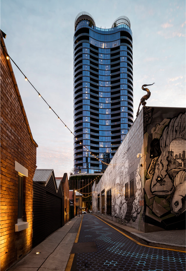 The Standard by Aria, an award-winning luxury apartment development located in South Brisbane.