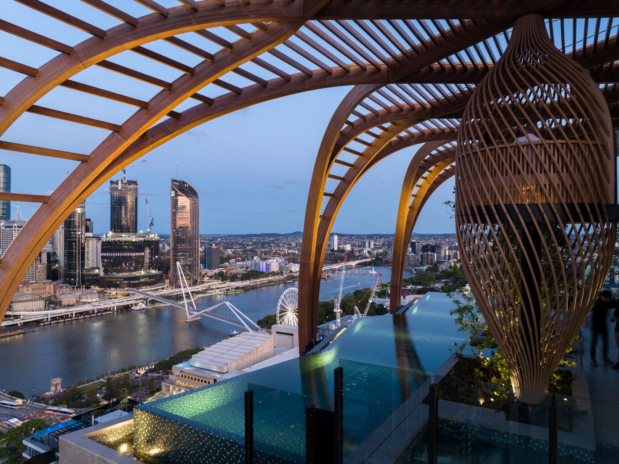 Upper House by Aria, award-winning rooftop designed by internationally acclaimed Koichi Takada Architects.