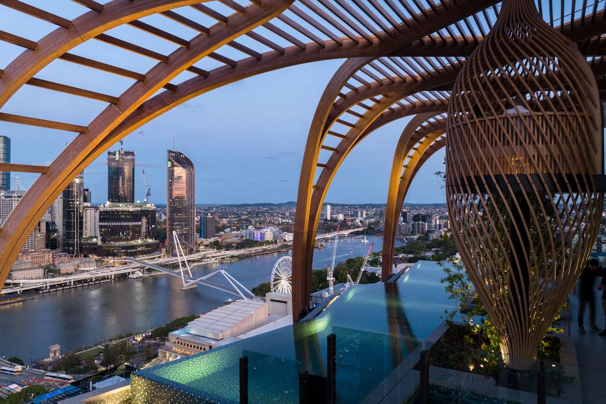 Upper House by Aria, award-winning rooftop designed by internationally acclaimed Koichi Takada Architects.