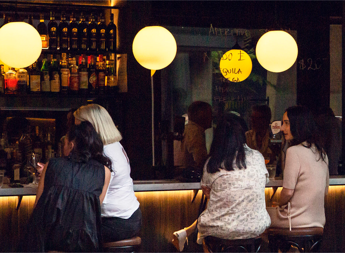 Bar Brutus, located in Fish Lane Town Square in South Brisbane.