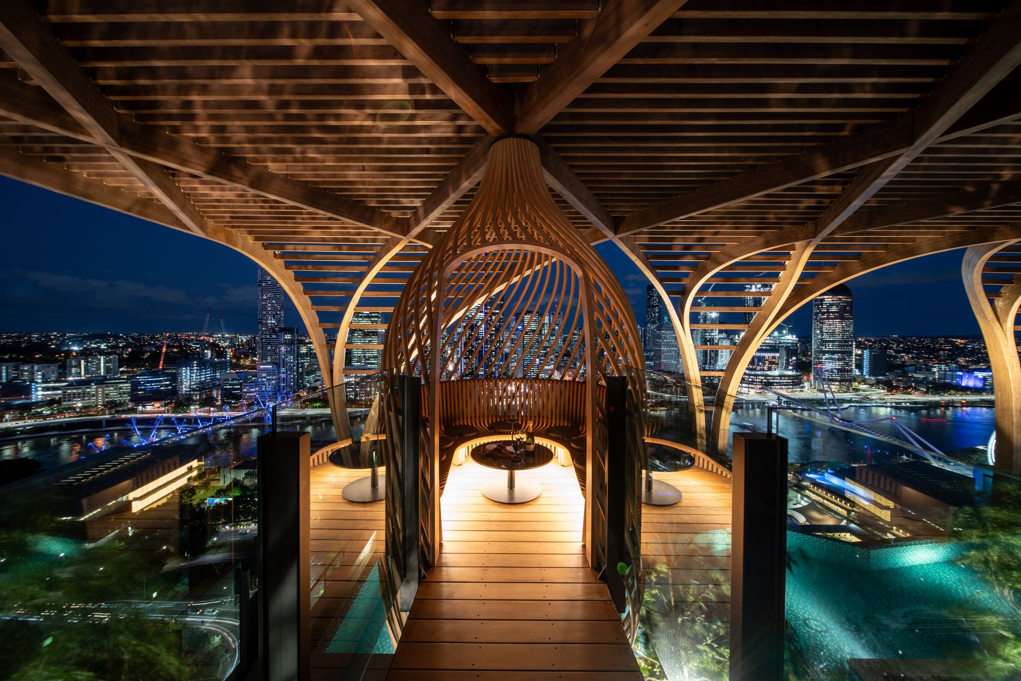 Upper House by Aria, award-winning rooftop designed by internationally acclaimed Koichi Takada Architects.