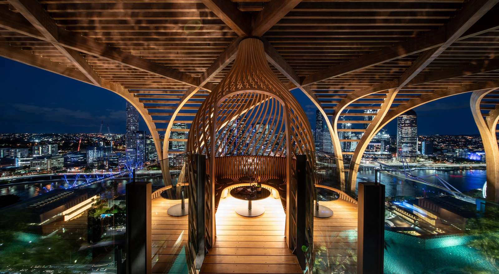 Upper House by Aria, award-winning rooftop designed by internationally acclaimed Koichi Takada Architects.