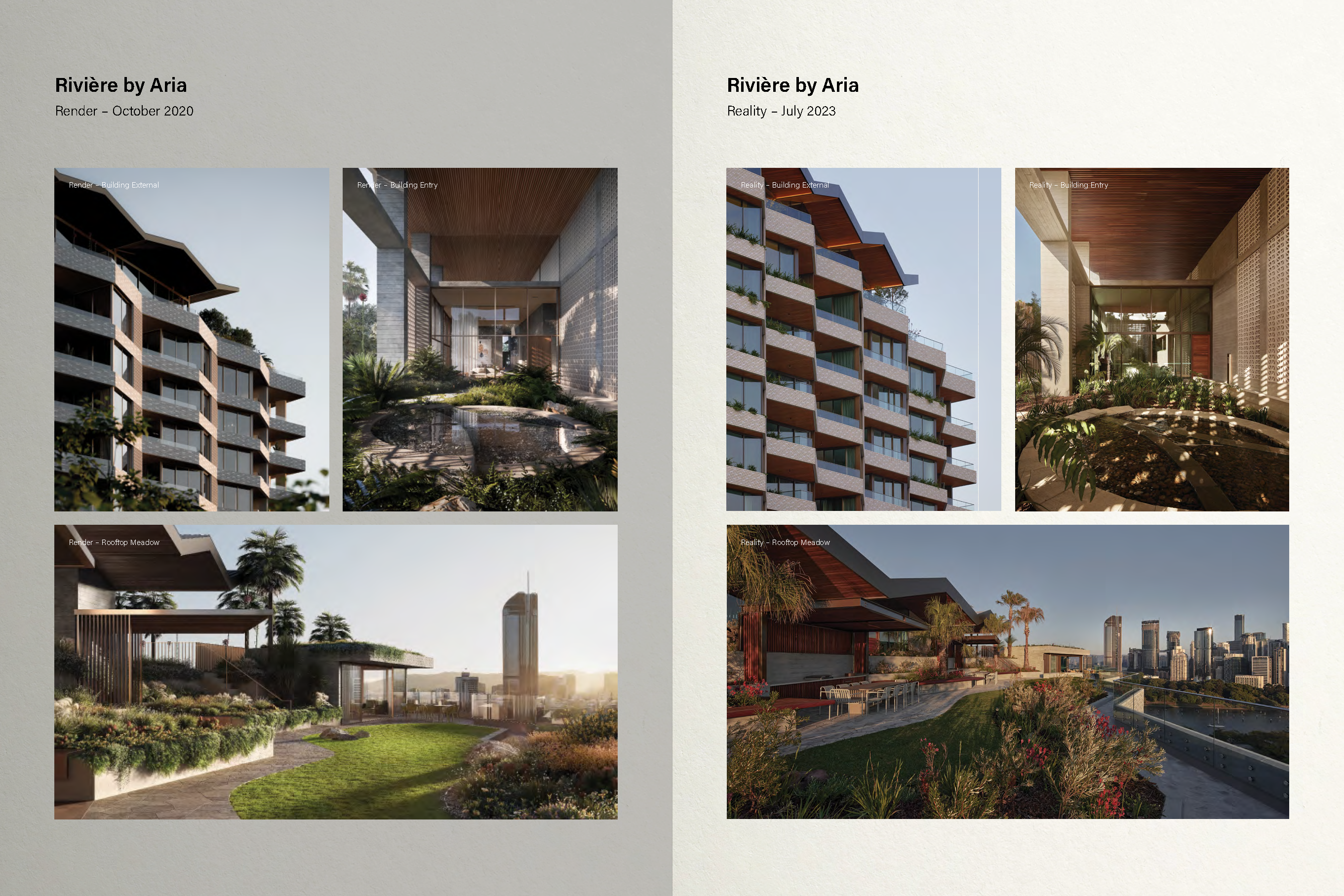 Aria Render vs Reality