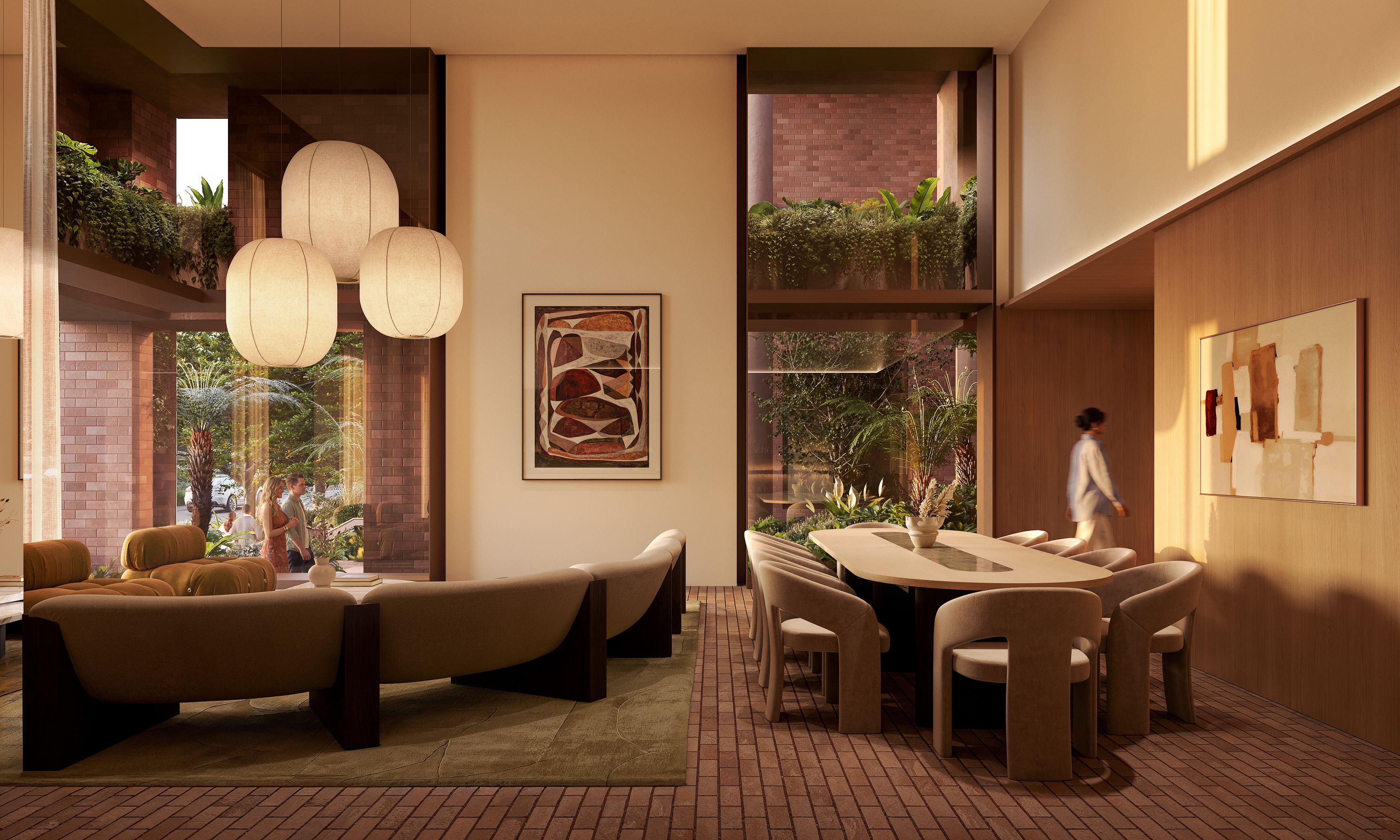 The lobby.