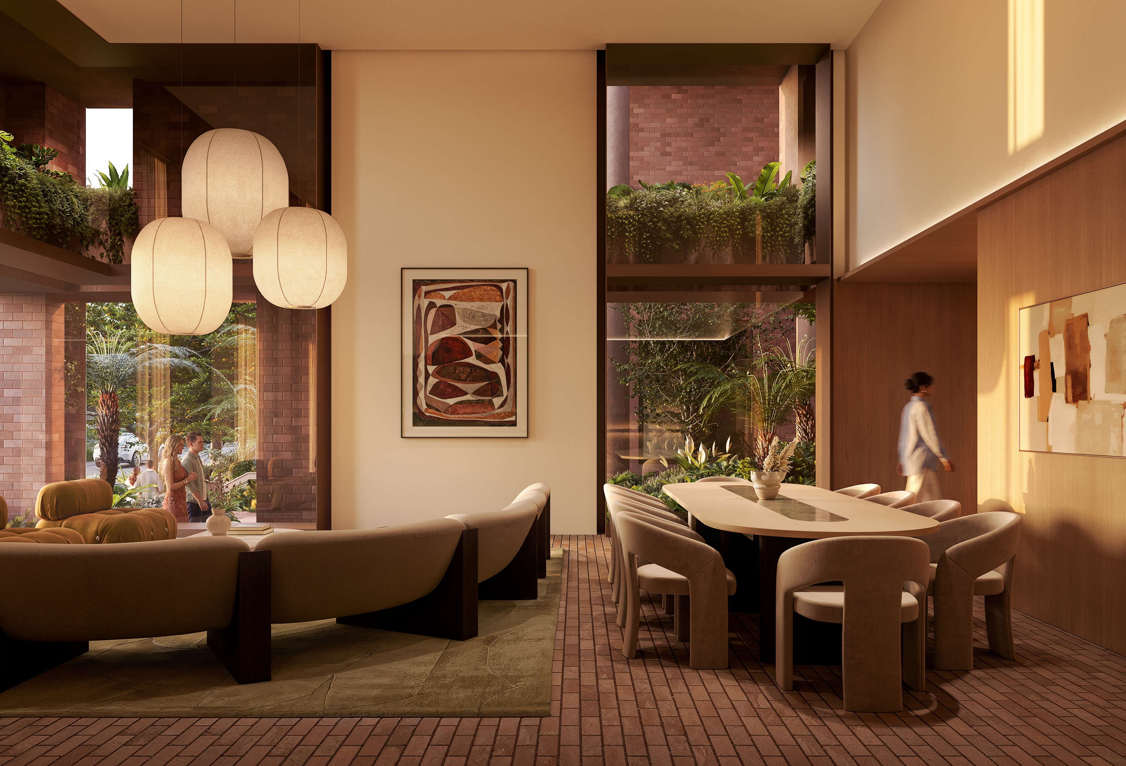The lobby.