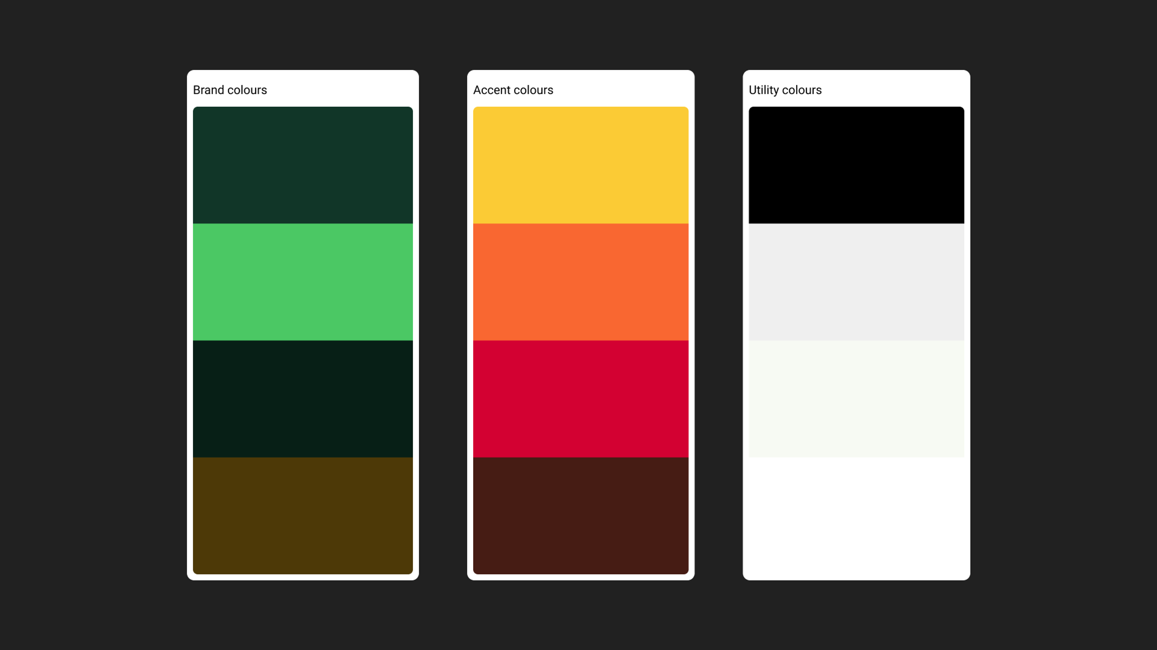 Hærvejen colour palette by Forte Advice