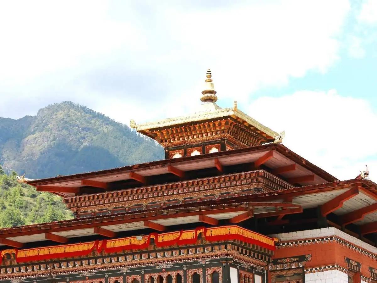 Tashichho Dzong, Bhutan fortress monastery, Dzong Bhutan