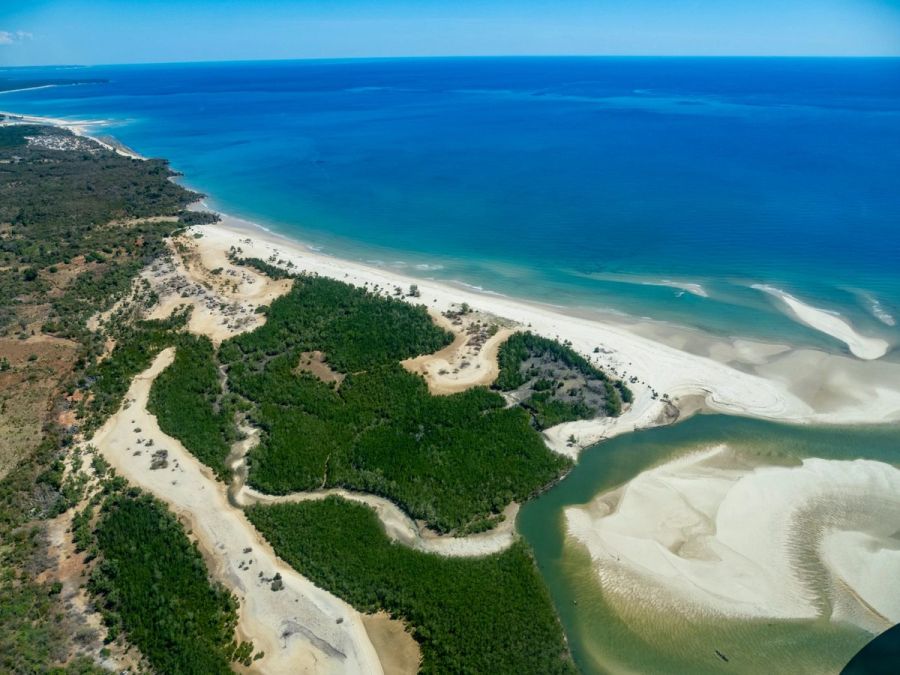 Anjajavy coastline from above