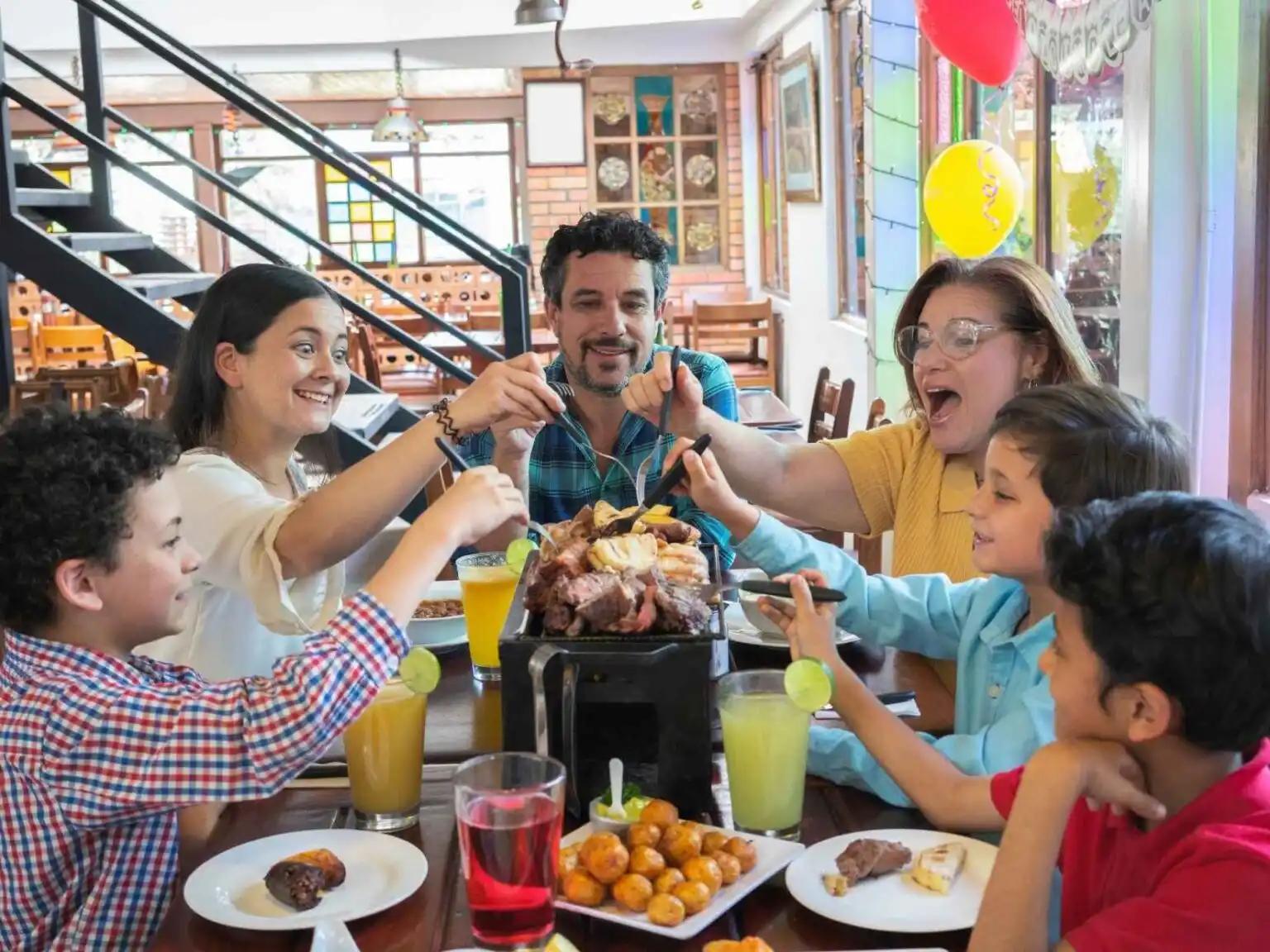 amily and Colombian Food