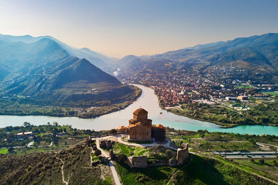 Jvari Monastery overlooking Mtskheta