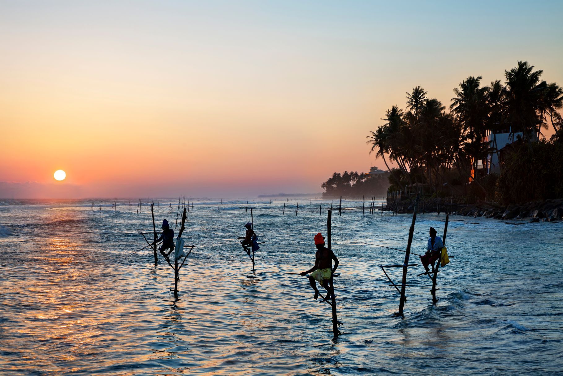 fisherman on stilts sri lanka