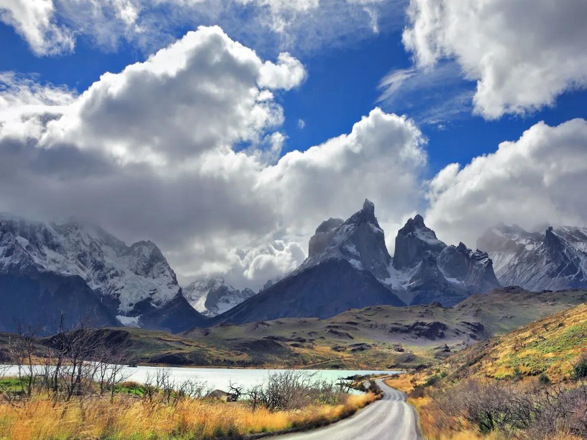 Patagonia windy landscape