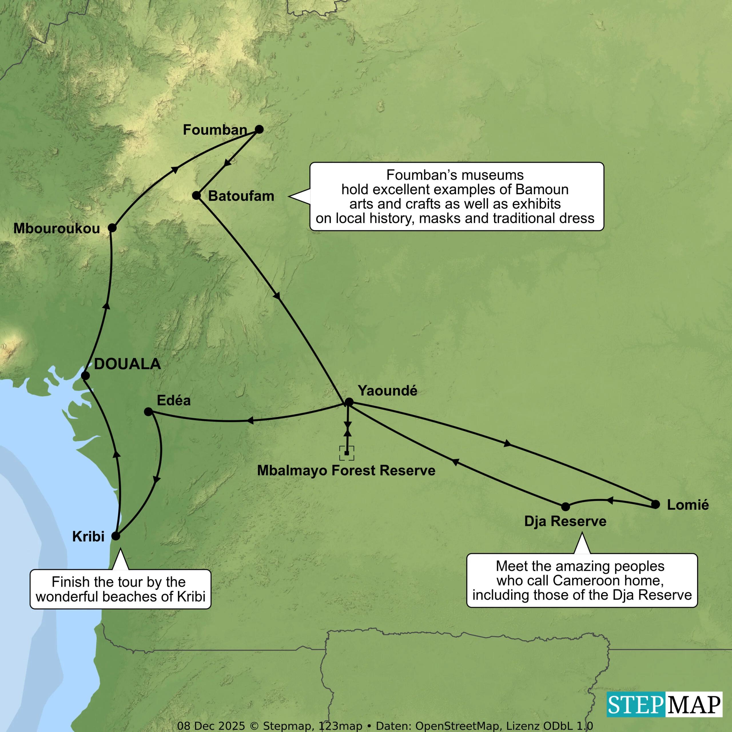 tour map