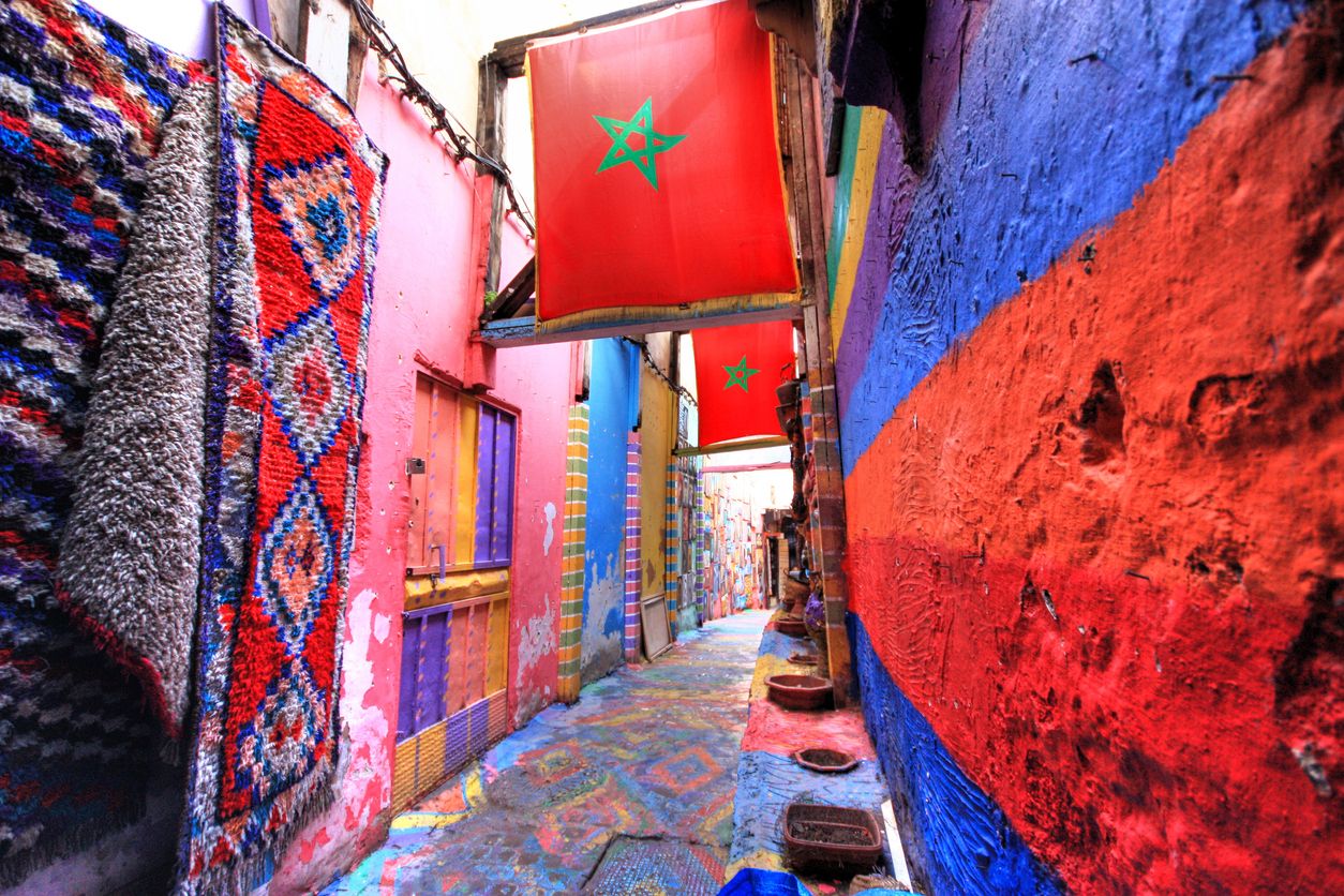 Exploring the medina in Fez