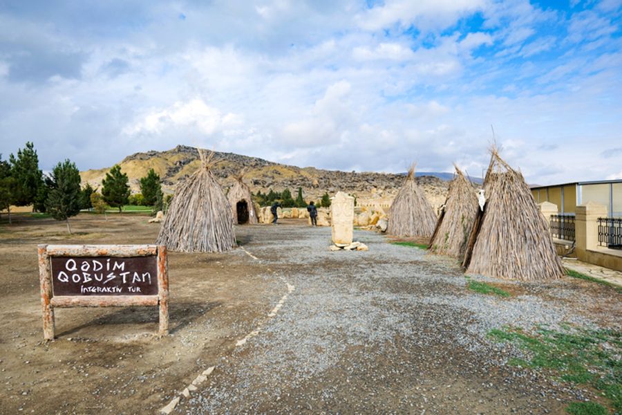 Gobustan National Park museum in Azerbaijan