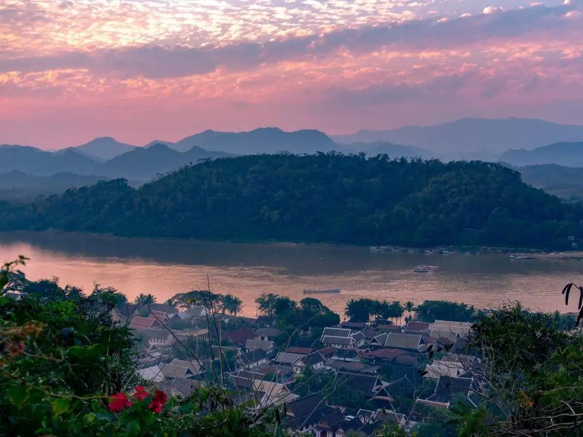 Mount Phousi sunset, Luang Prabang Night Market, Royal Palace Museum Laos