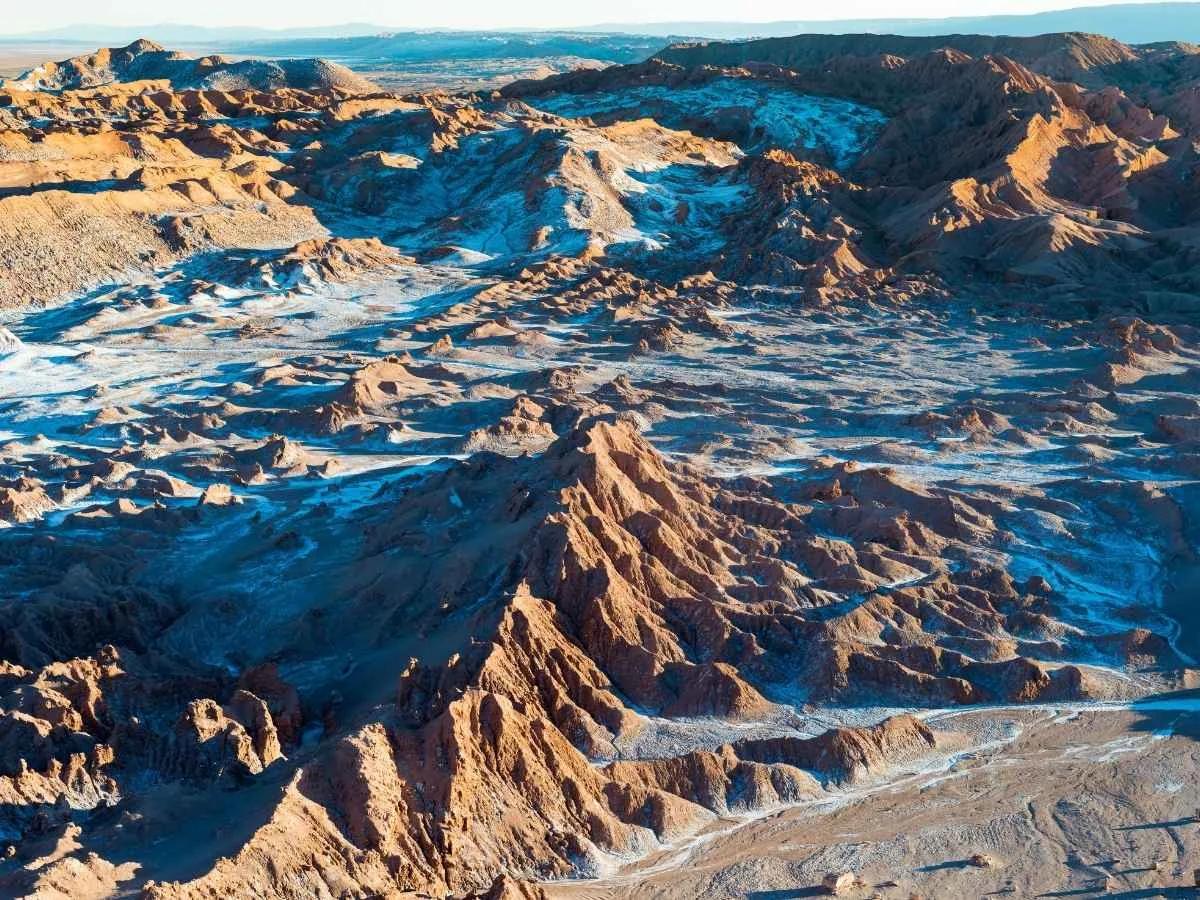 sculpted salt and clay formations