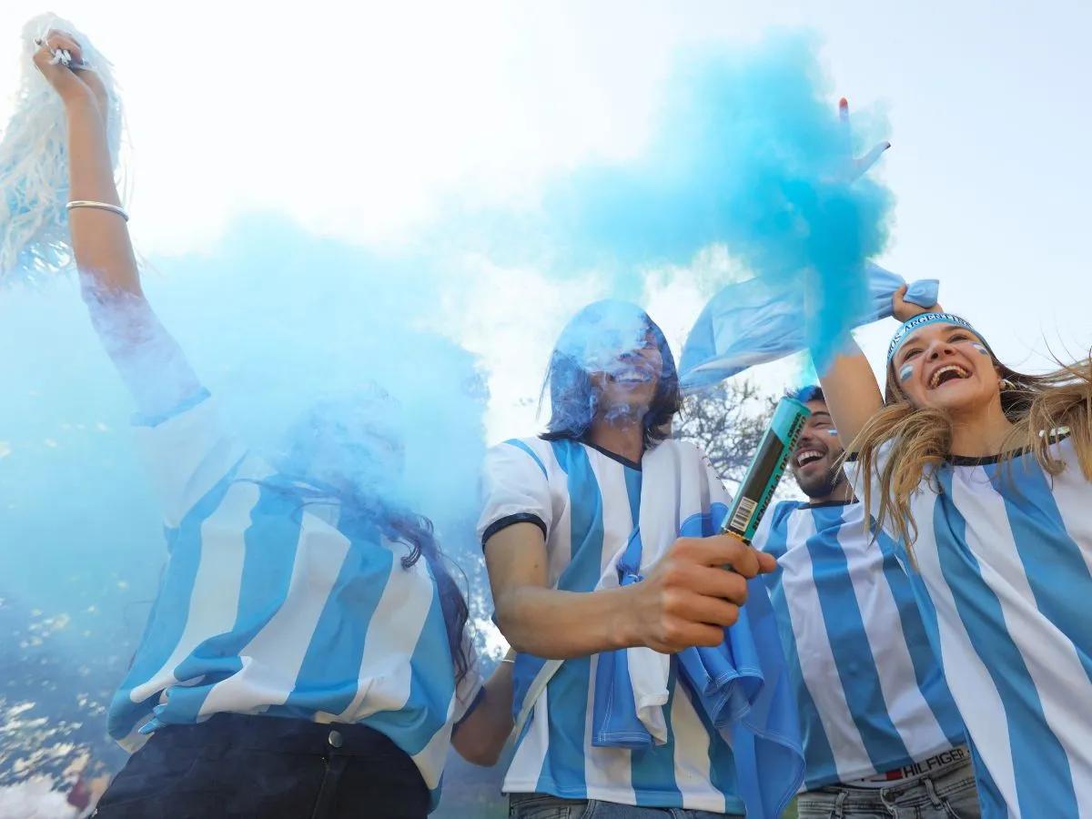 Argentina football fans