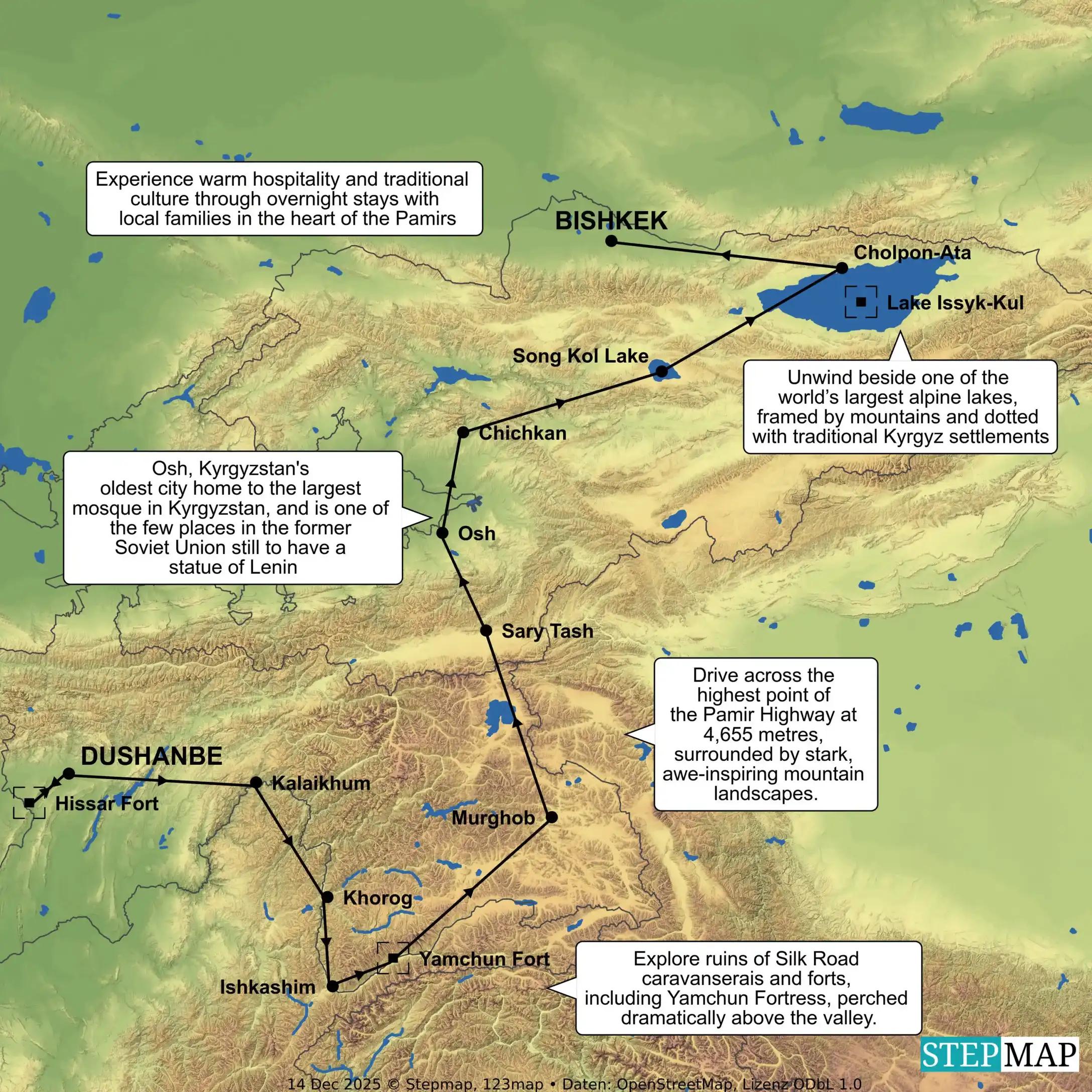 tour map