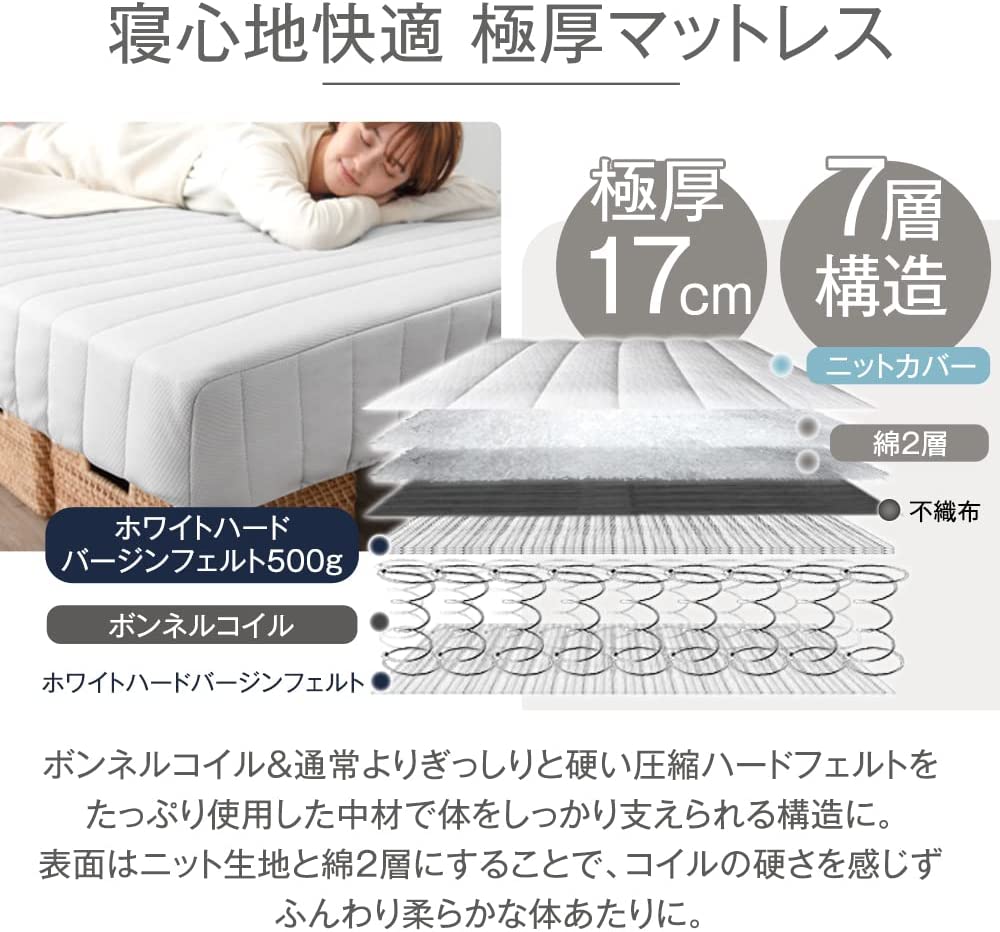 脚付きマットレス 商品画像 4