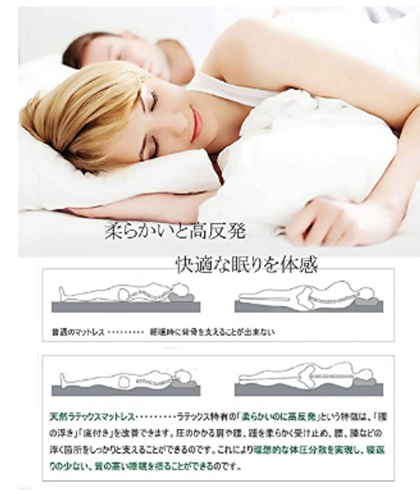 PanPan Amore ラテックスマットレス 商品画像 2