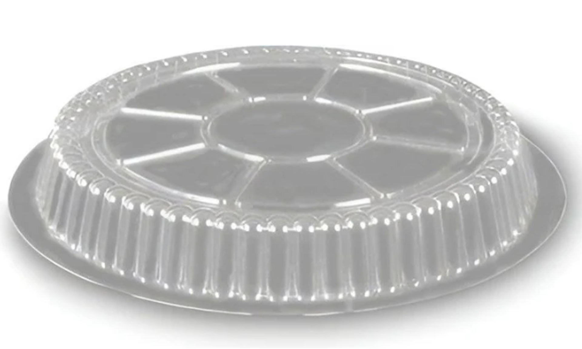 8" Round Plastic Dome Lid - 2058DL - 500/cs
