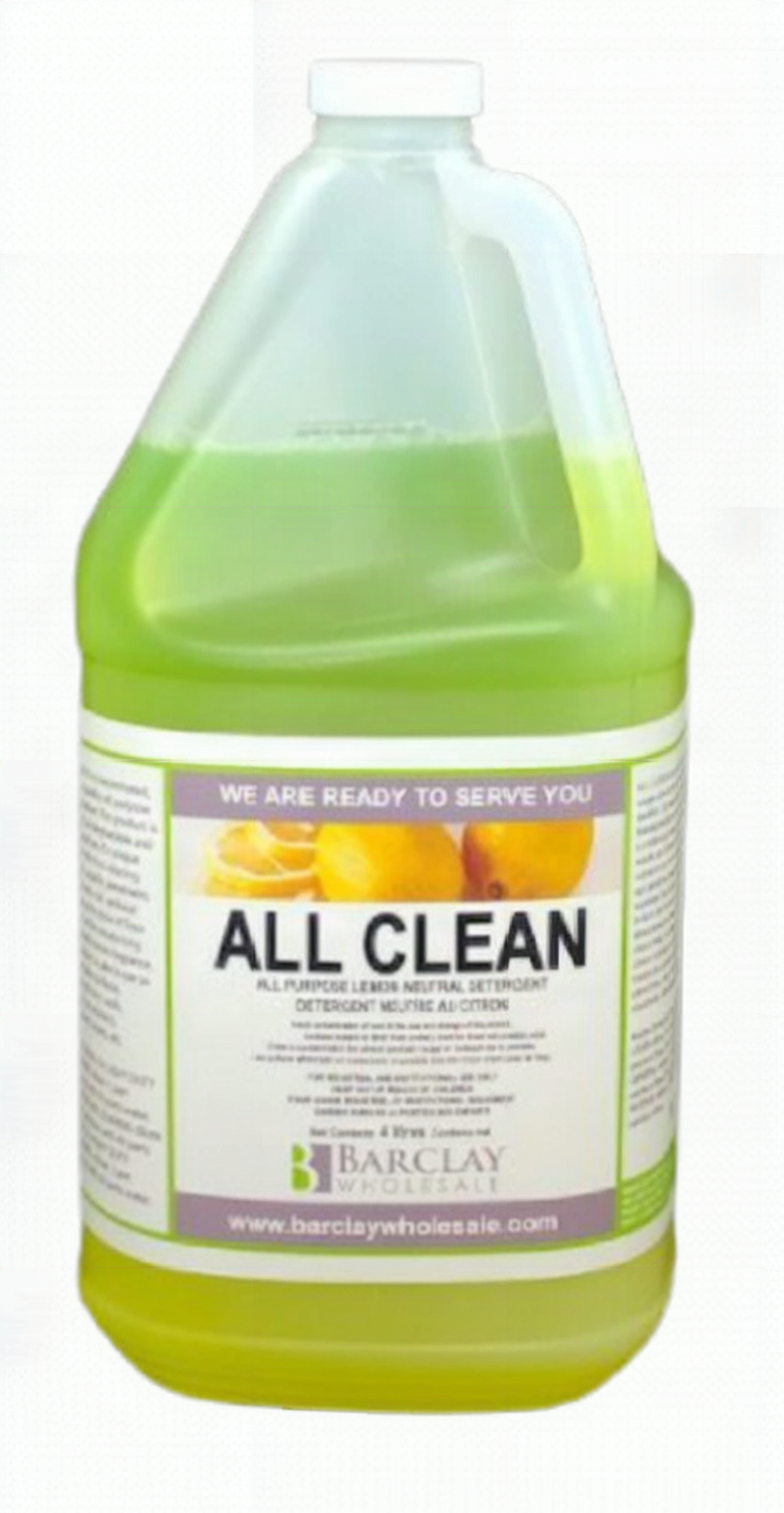 Barclay - ALL CLEAN - All Purpose Lemon Neutral Detergent 4L  BW