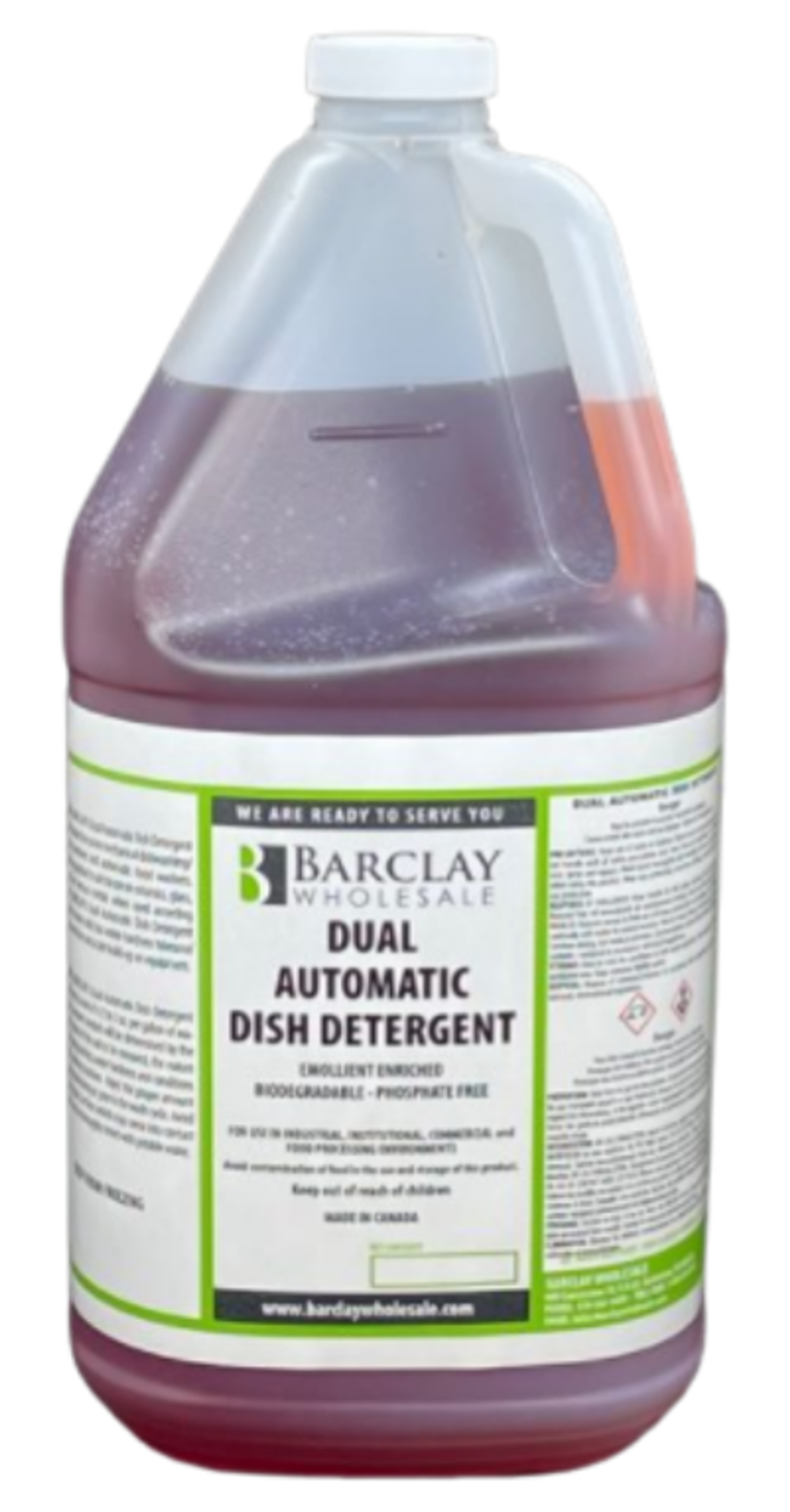 Barclay DUAL AUTO Dish Detergent - 4 Ltr  BW