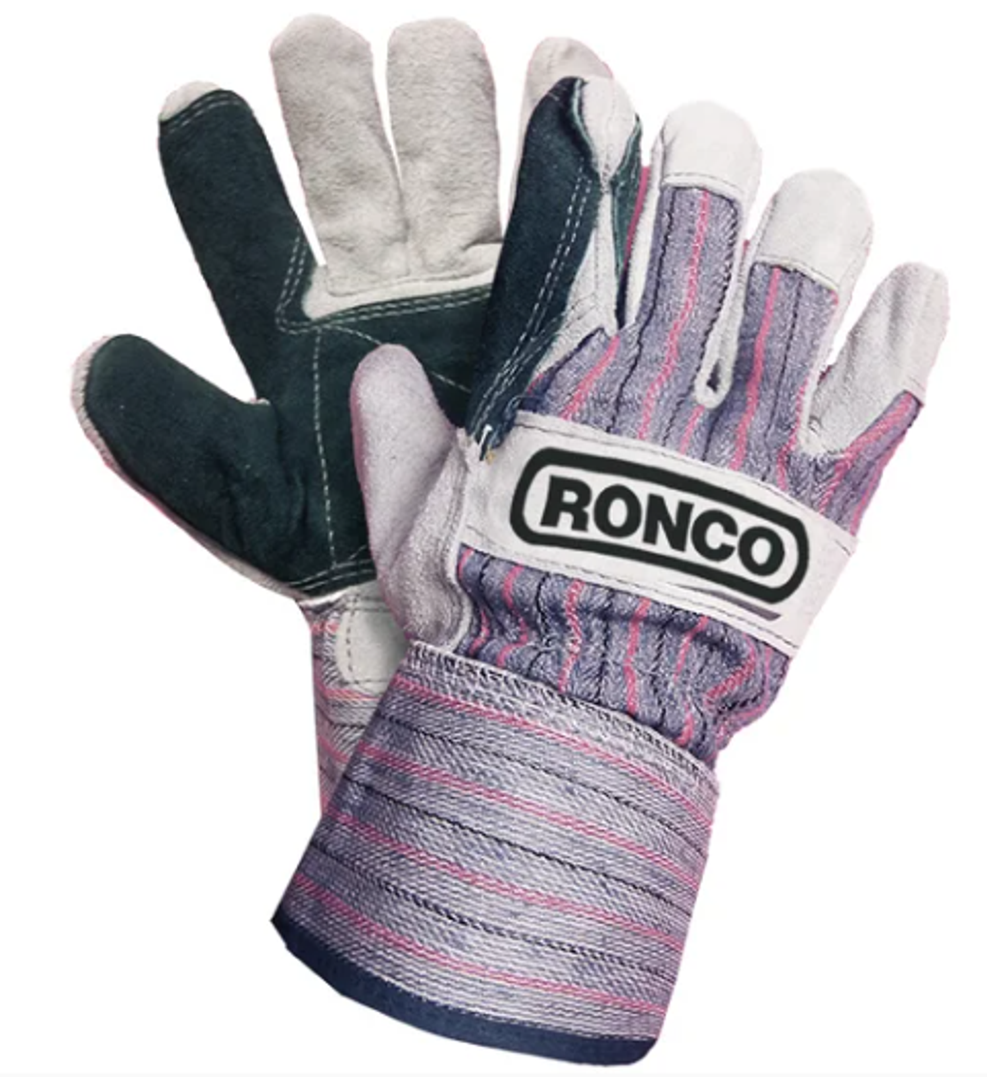 Split Leather Double Palm Glove - WRANGLER - 12 pair/bag      74-081-10