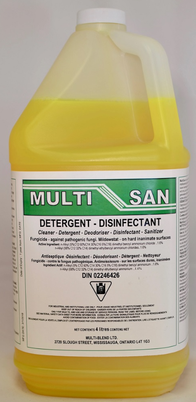 MULTI-SAN - Detergent / Disinfectant - 4L MB