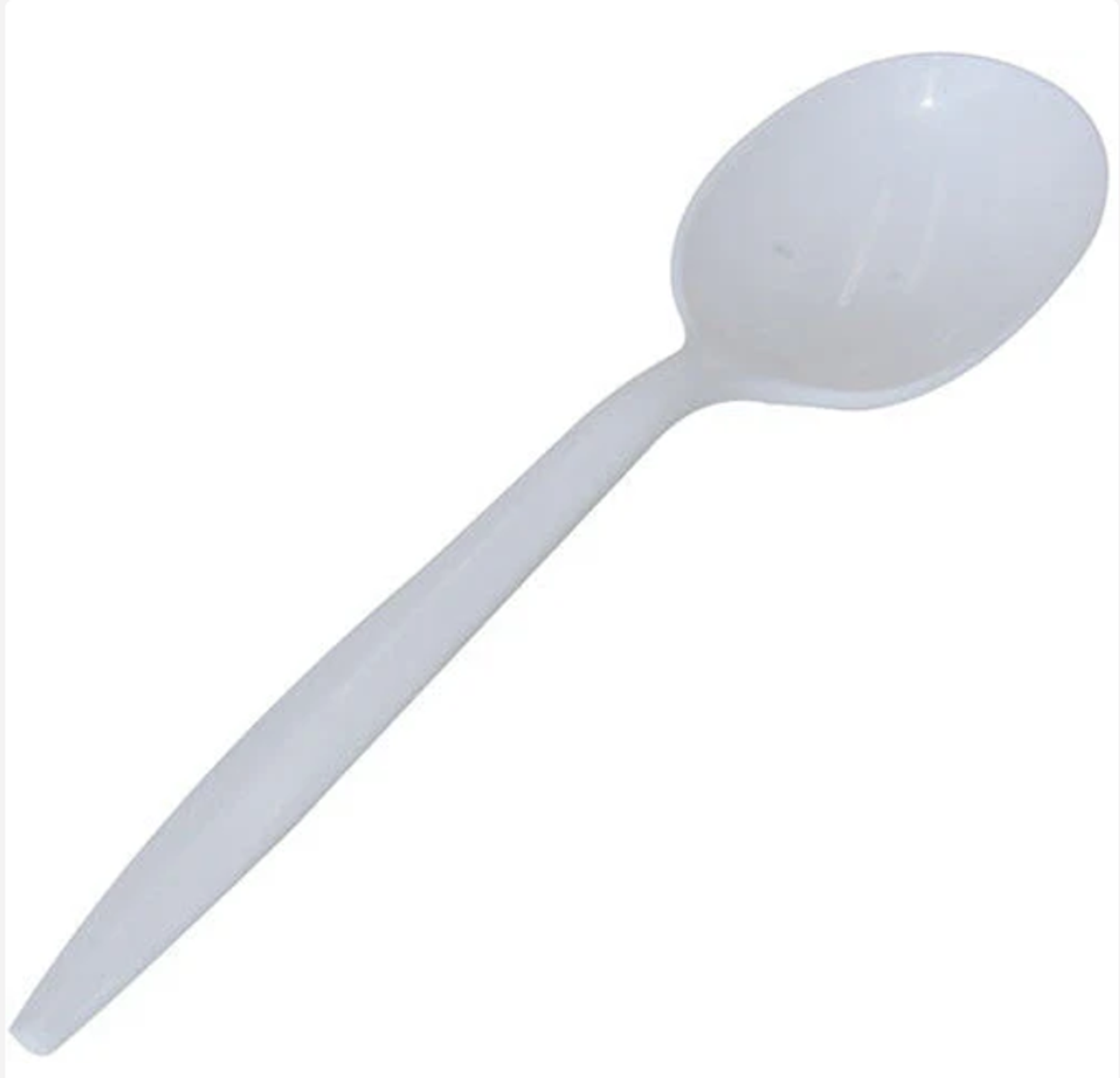 RiteWare Medium White Soup Spoon 1000/cs C2104