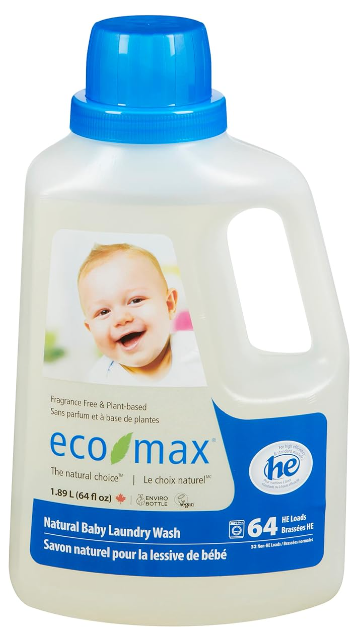 Eco- Max BABY Laundry Wash - 64 HE loads - 1.8L