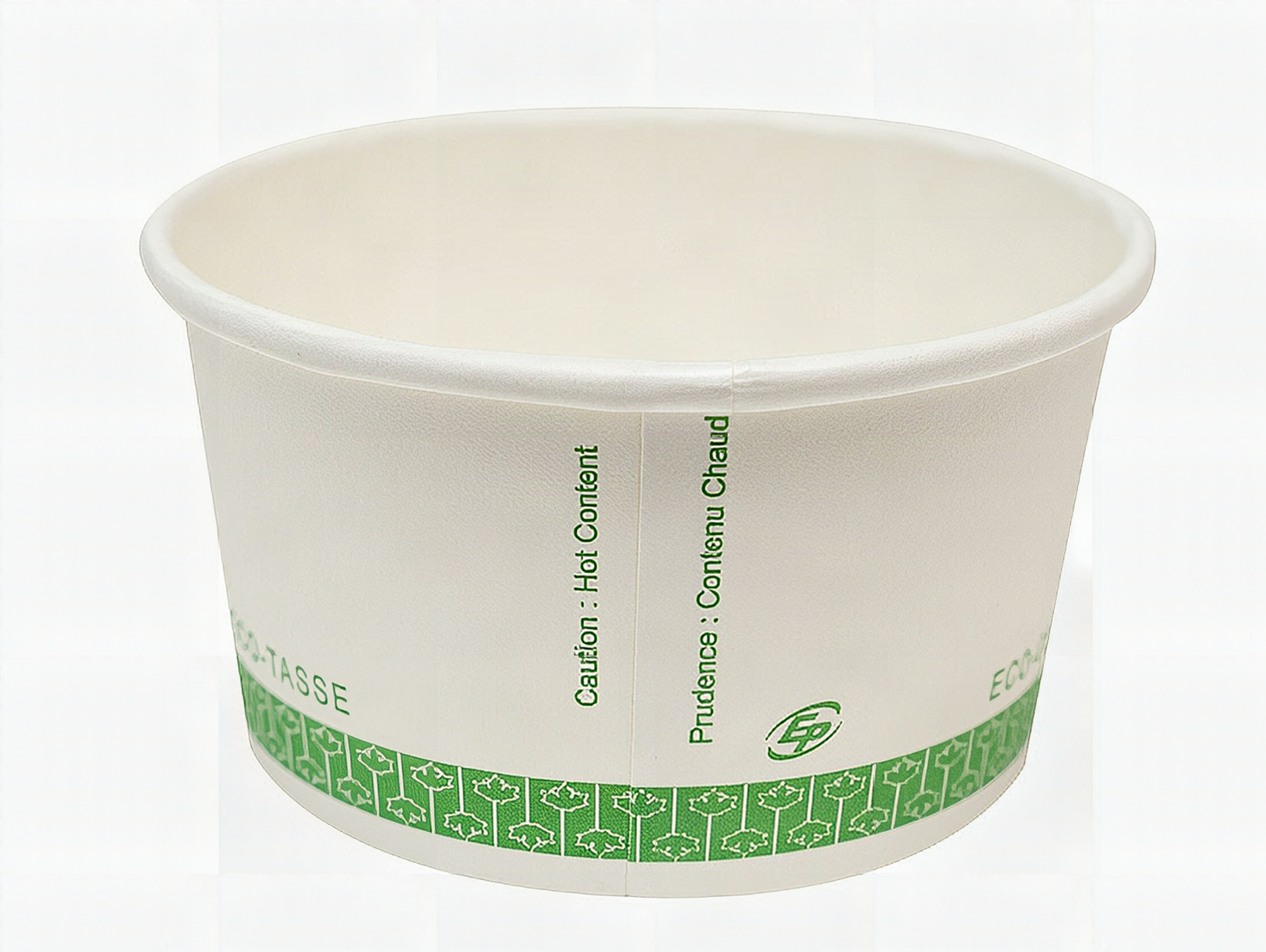 12oz Paper SOUP BOWL Compostable 500/cs  EP-BHSC12
