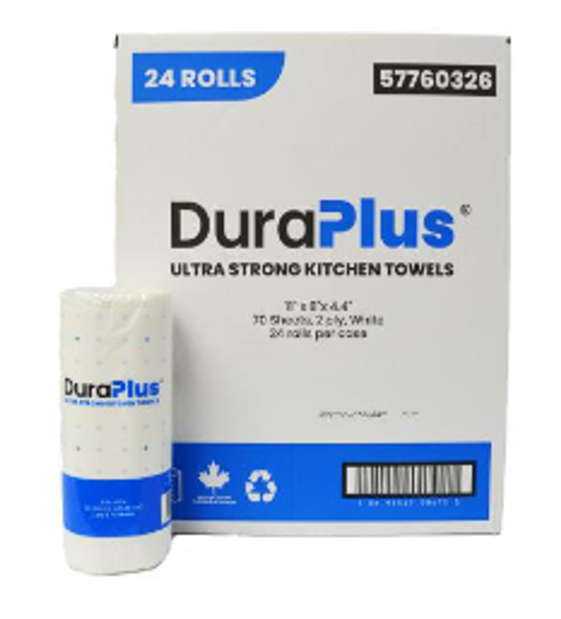 Dura Plus  KITCHEN TOWEL - 24 x 70 sh - individually wrapped  57760326