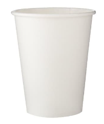12oz Hot Drink Cup - Plain White - 1000/cs Genpak HD330