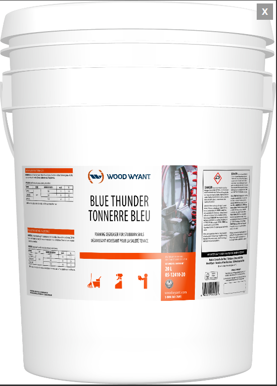 Multi Purpose DEGREASER - Blue Thunder - CFIA - 20 Litre