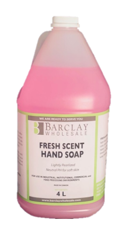 Barclay PINK Satin Soft HAND SOAP - 4L
