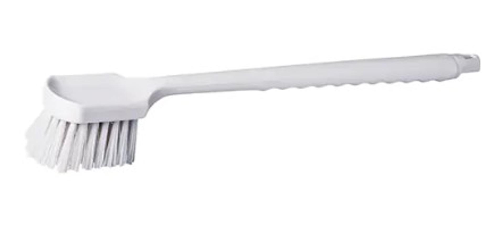 20" - LONG HANDLE POT BRUSH - WHITE 210WL-WH