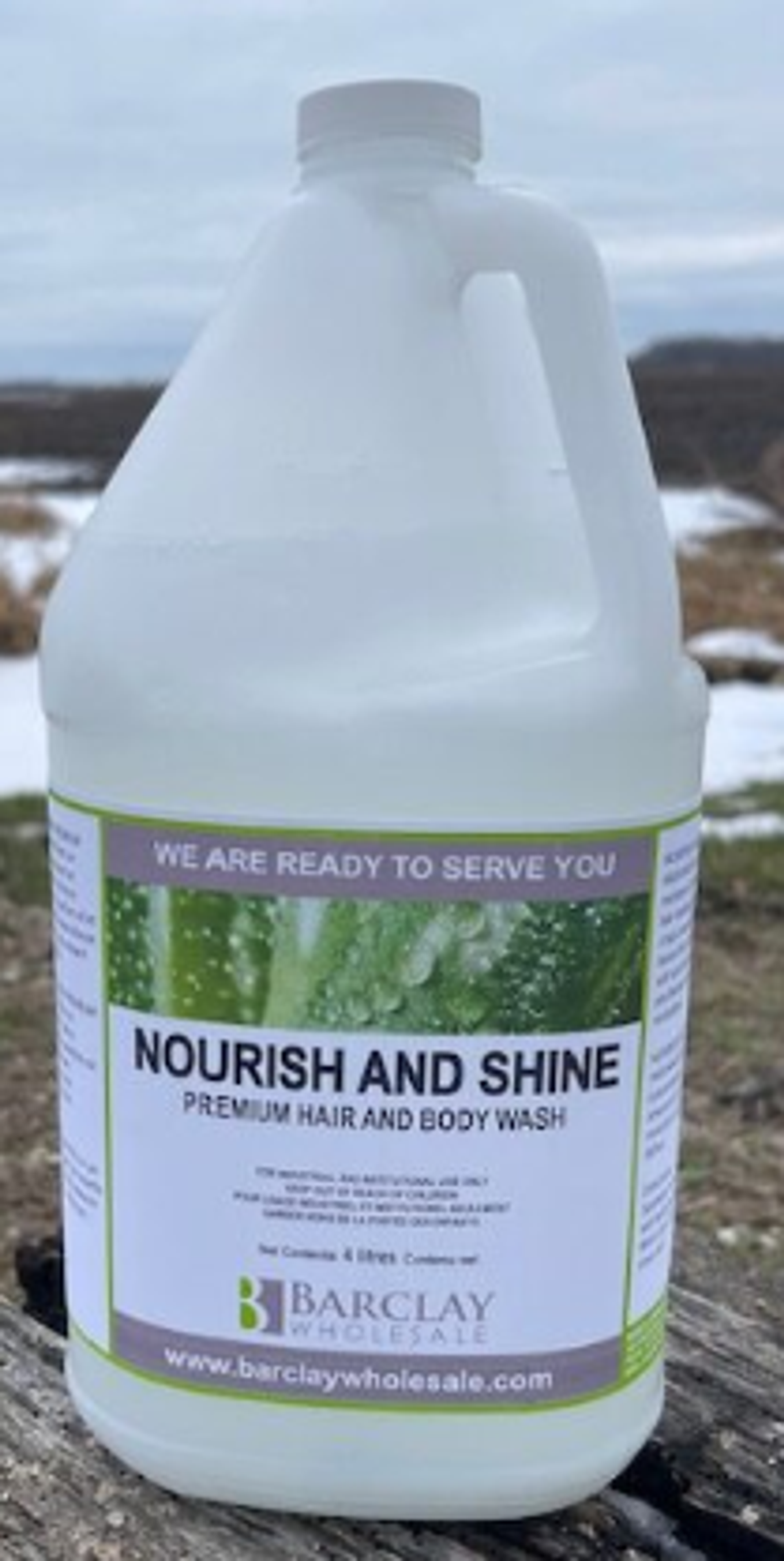 BARCLAY - NOURISH AND SHINE Premium Hair & Body Shampoo    4 Litre