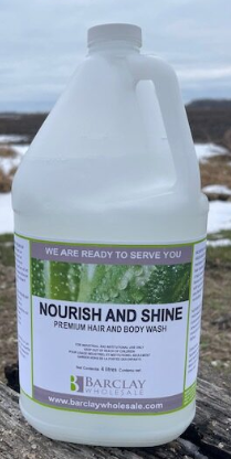 BARCLAY - NOURISH AND SHINE Premium Hair & Body Shampoo 4 Litre