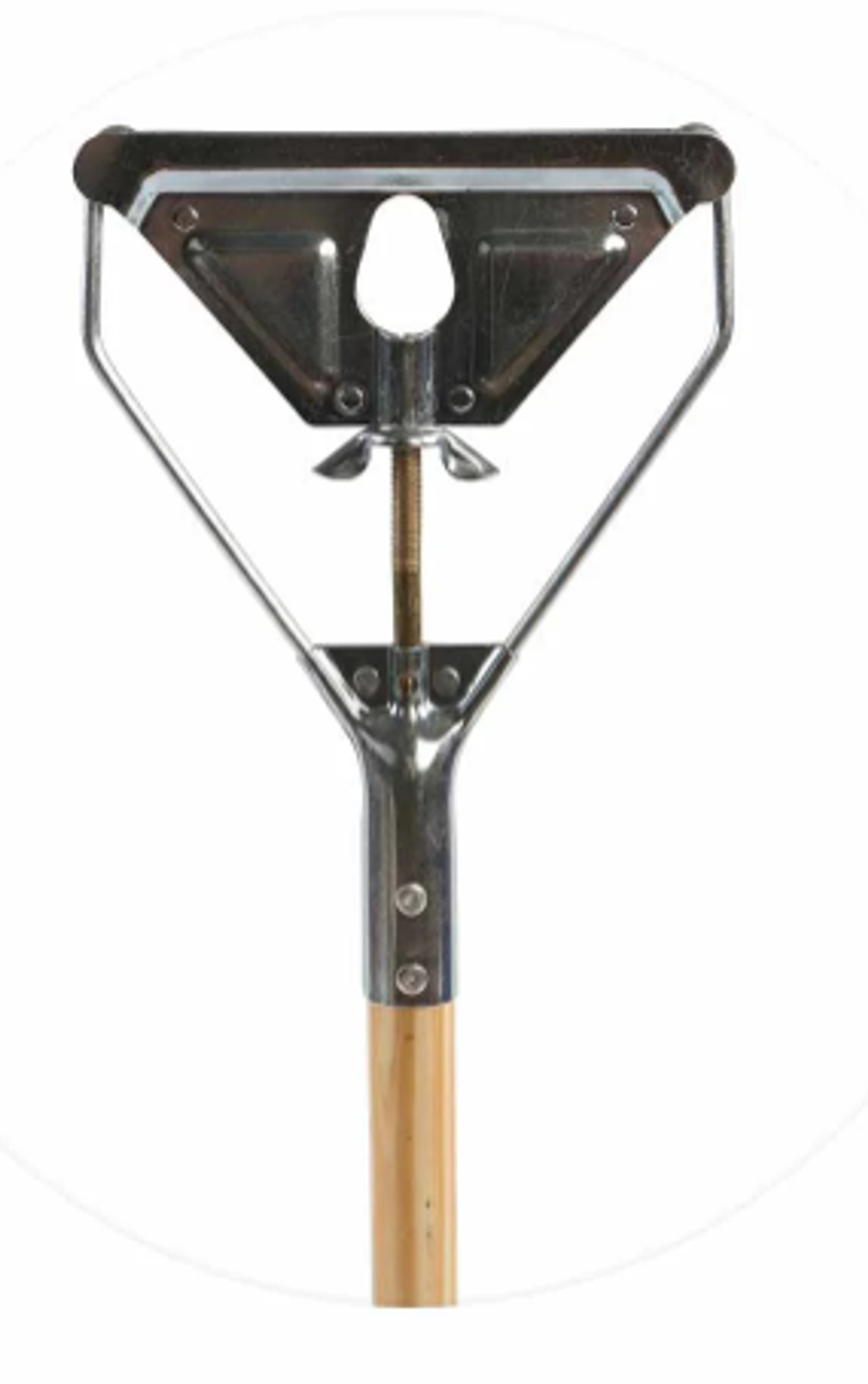 MOP HANDLE WOOD w/metal head  54'