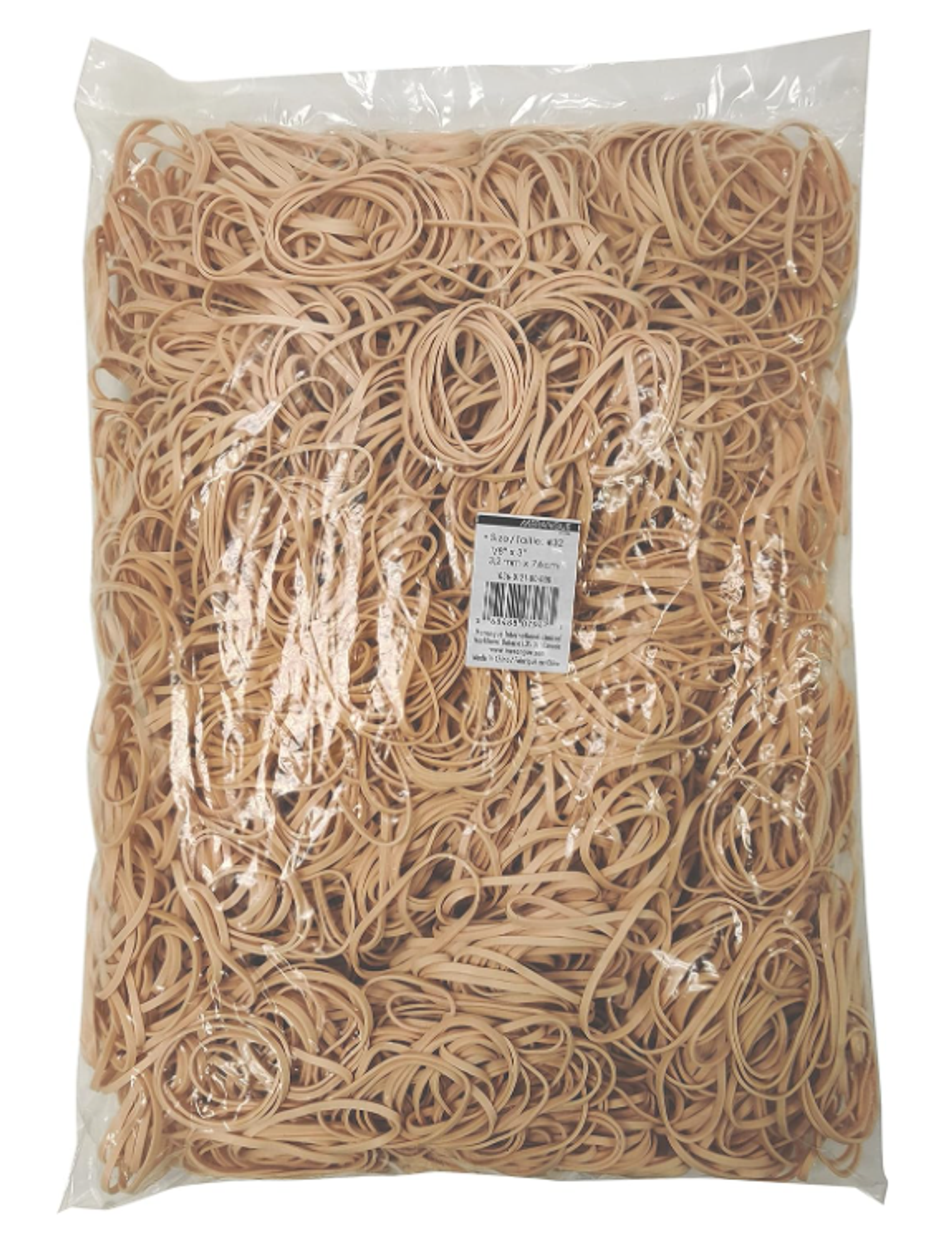 #32 - NATURAL - Elastic / Rubber Bands -  5lb. / Bag