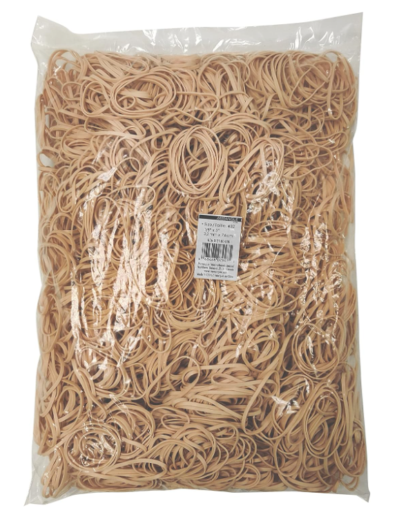#32 - NATURAL - Elastic / Rubber Bands - 5lb. / Bag