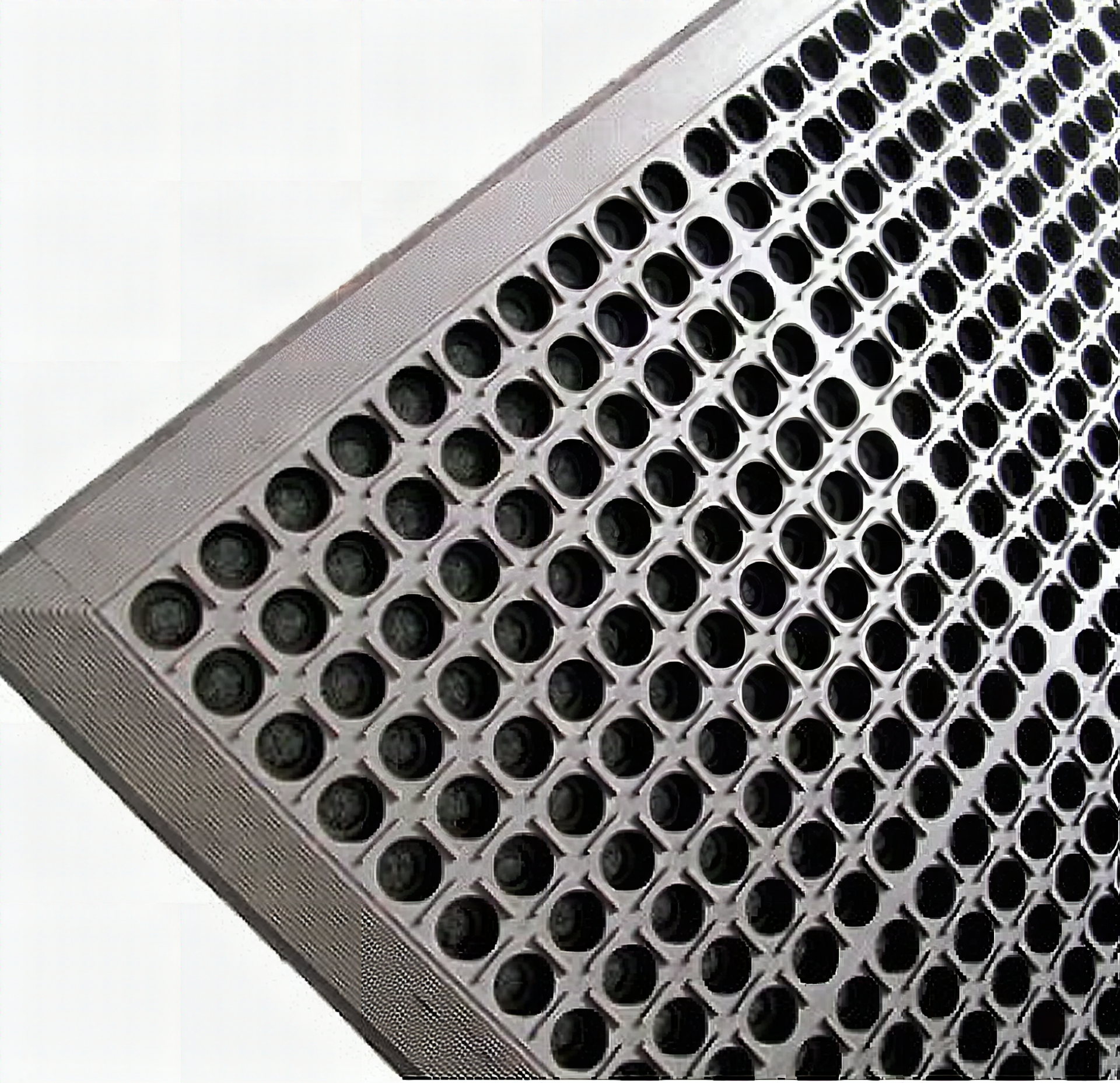 KUSHION Safe HD Mat - BLACK - Drainage/Anti Fatigue - 3' x 5'