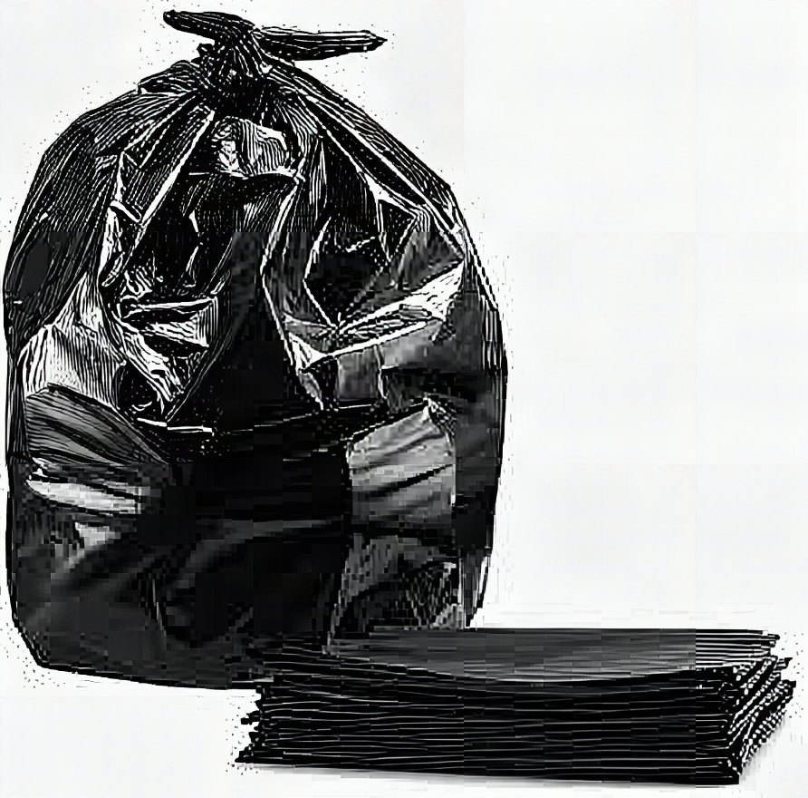 Garbage Bag 'Black' 22' x 24' Standard 500 case - 57760019